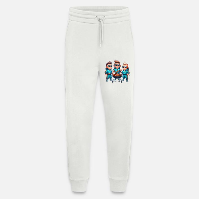 Coole Grill Freunde - Jogginghose - made by SPREAD - OFF WHITE