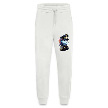 Police de la licorne - Pantalon de jogging bio décontracté fabriqué en UE - OFF WHITE - Devant