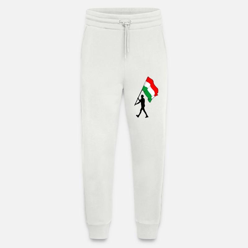 Flagge Ungarn Mann geht - Jogginghose - made by SPREAD - OFF WHITE