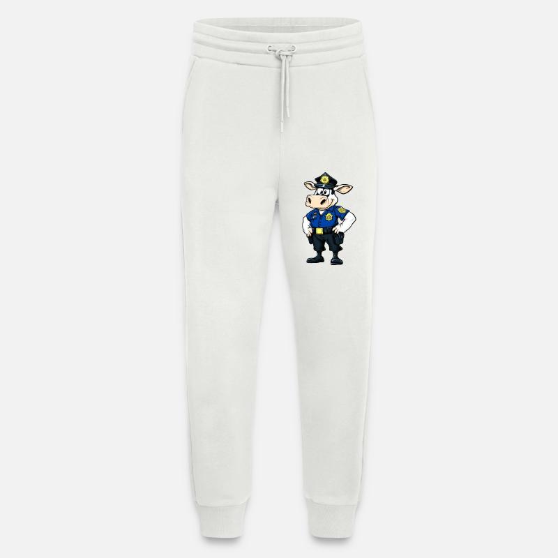 Kühe Polizei - Jogginghose - made by SPREAD - OFF WHITE