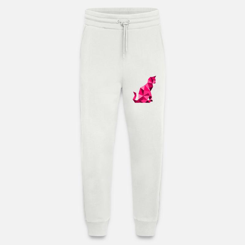 chat_lowpoly_Magenta - Jogginghose - made by SPREAD - OFF WHITE