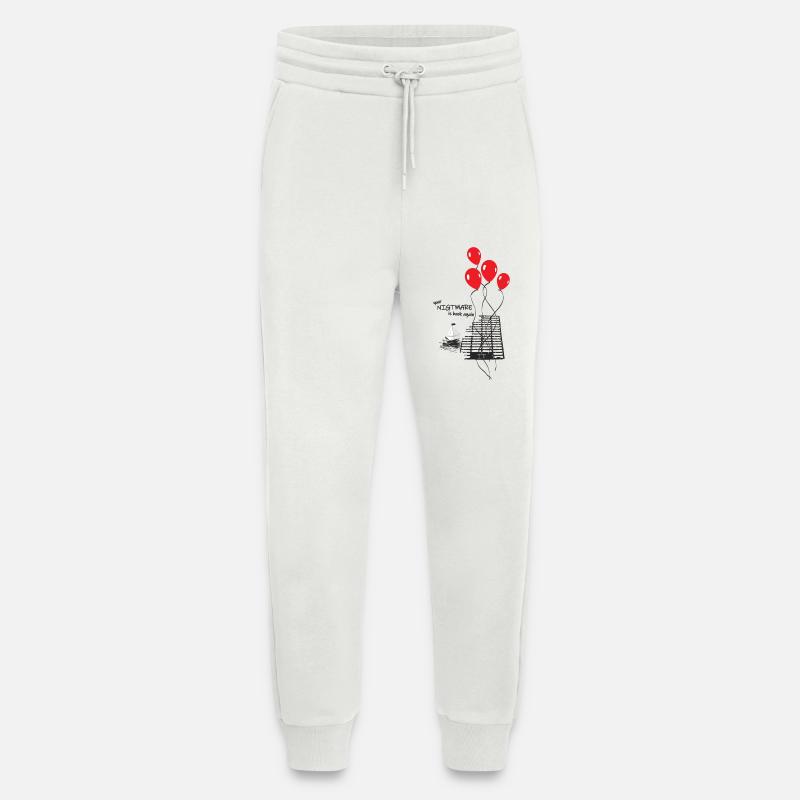 Balloon Sketch Night Sail, Origami, it - Jogging Pants - made by SPREAD - OFF WHITE