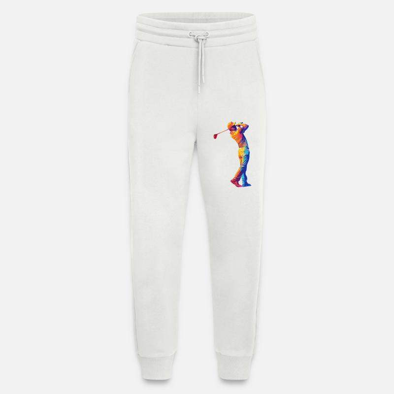 Regenbogen Golfer Swing - Jogginghose - made by SPREAD - OFF WHITE