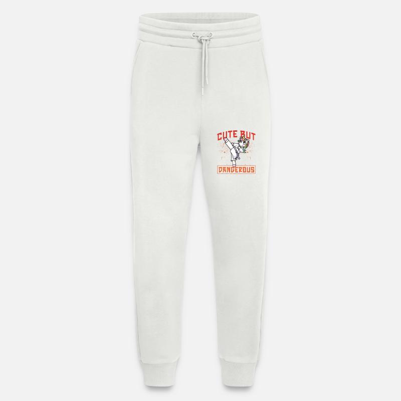 Karate Einhorn - Jogginghose - made by SPREAD - OFF WHITE
