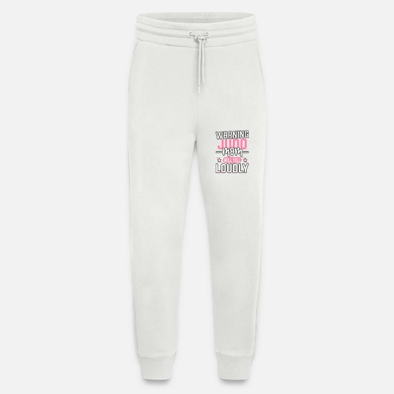 Warnung: Judo-Mama wird laut schreien - Jogginghose - made by SPREAD - OFF WHITE