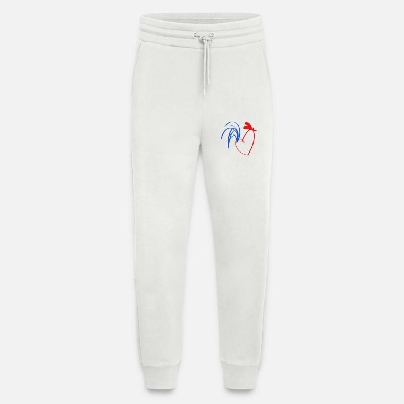 Hahn blau weiß rot - Jogginghose - made by SPREAD - OFF WHITE