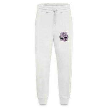 Gorille fort animal - Pantalon de jogging bio décontracté fabriqué en UE - OFF WHITE - Devant