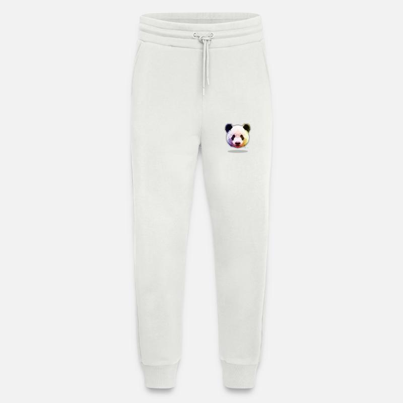Panda poster - Jogginghose - made by SPREAD - OFF WHITE