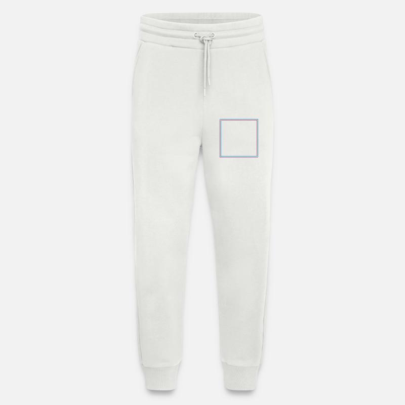 Square Rectangle 3D - Jogging Pants - made by SPREAD  - OFF WHITE