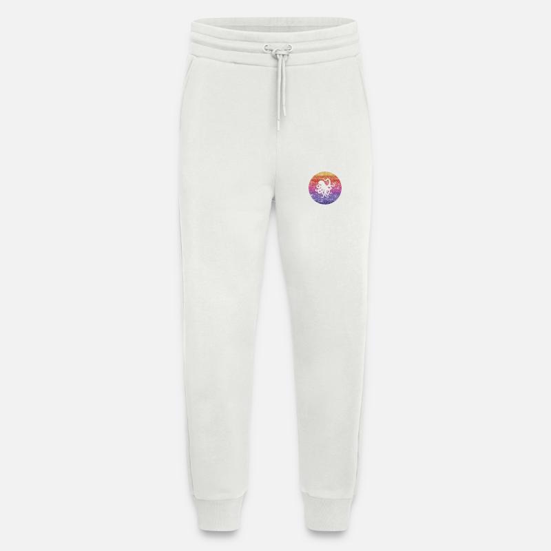 Octopus Retro - Jogging Pants - made by SPREAD  - OFF WHITE