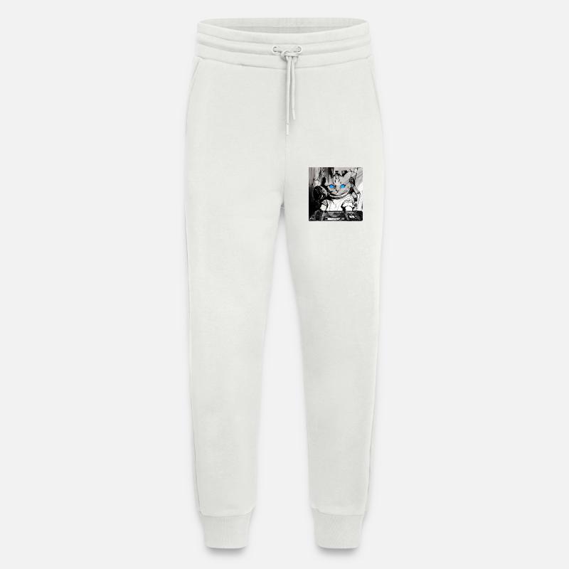 Katzen DJ Artwork - Jogginghose - made by SPREAD - OFF WHITE