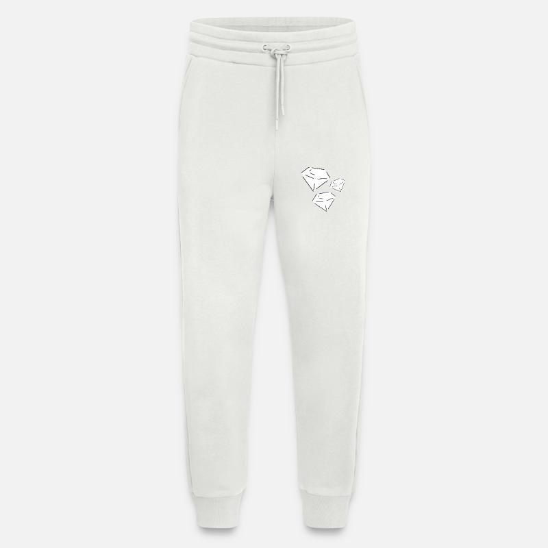diamanten diamanten formen form - Jogginghose - made by SPREAD - OFF WHITE