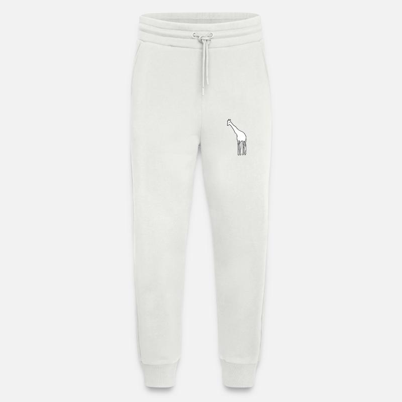 Animal Giraffe Icon - Jogging Pants - made by SPREAD  - OFF WHITE
