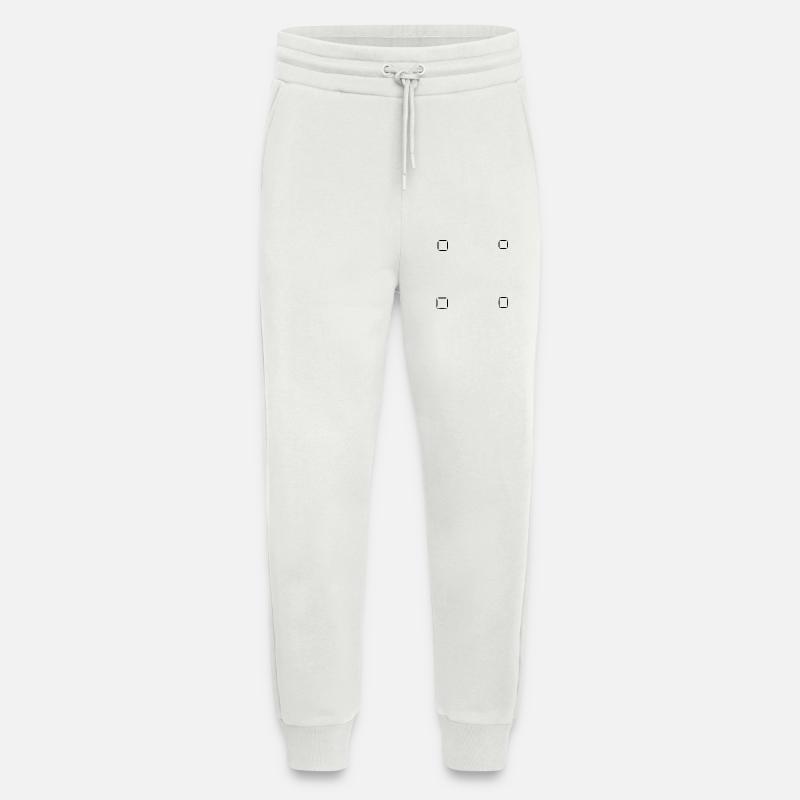 Square Square Shape Icon - Jogging Pants - made by SPREAD  - OFF WHITE