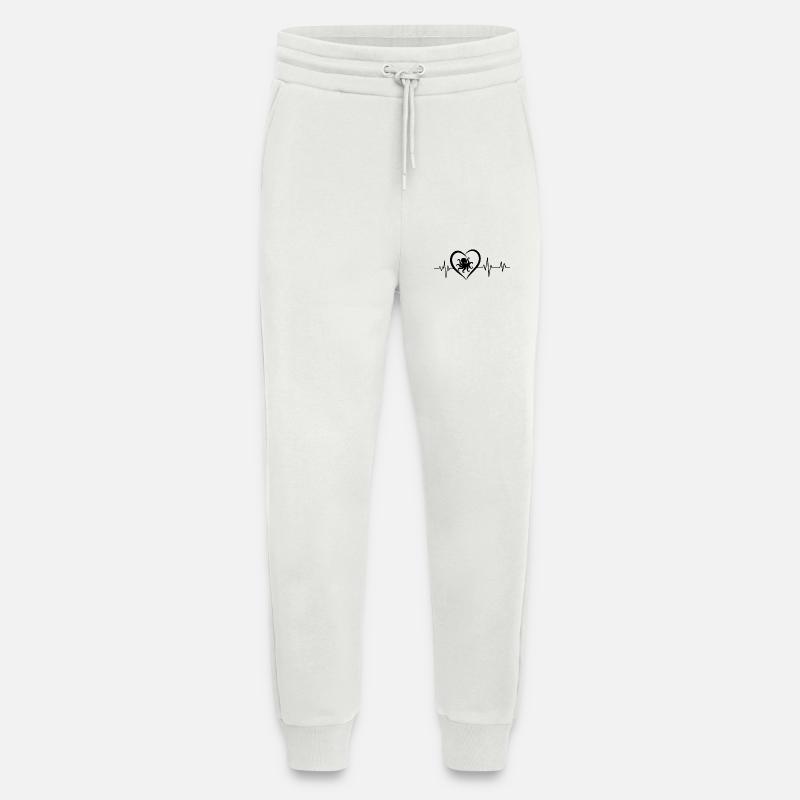 octopus heartbeat - Jogging Pants - made by SPREAD  - OFF WHITE