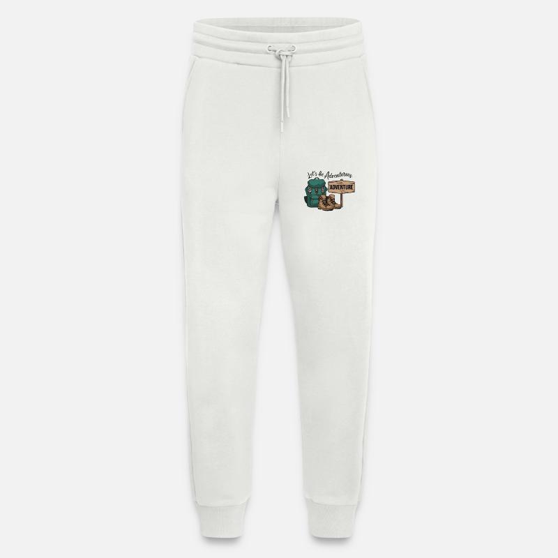 Let's be adventurous. - Jogging Pants - made by SPREAD  - OFF WHITE