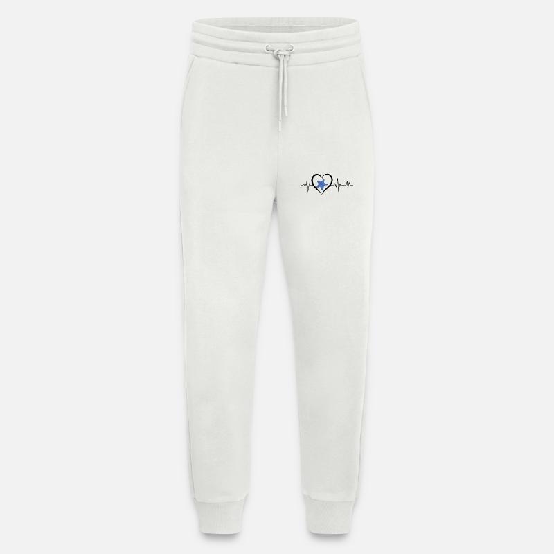 Seestern-Herzschlag - Jogginghose - made by SPREAD - OFF WHITE
