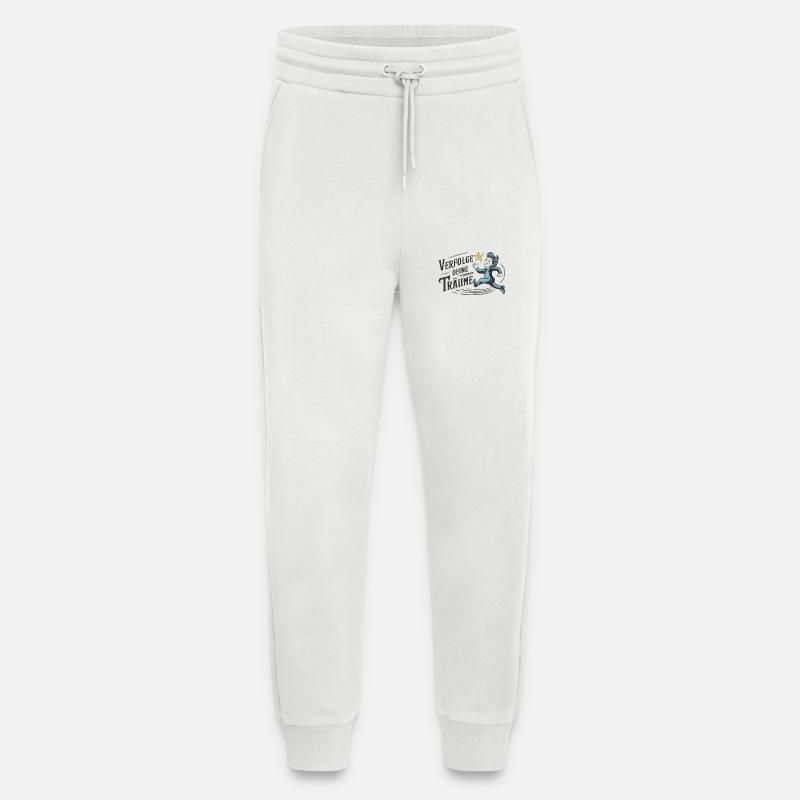 Verfolge deine Träume - Jogginghose - made by SPREAD - OFF WHITE