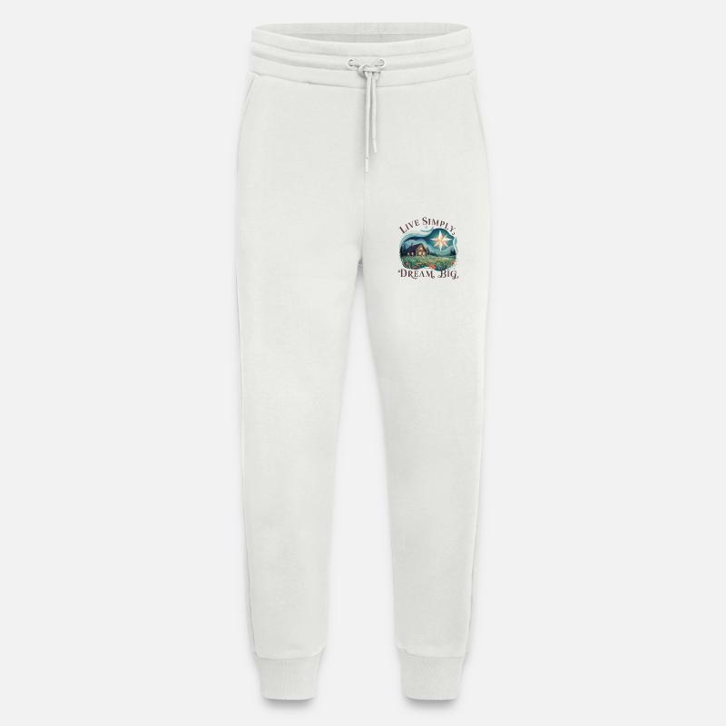 Einfach leben, groß Träumen - Jogginghose - made by SPREAD - OFF WHITE