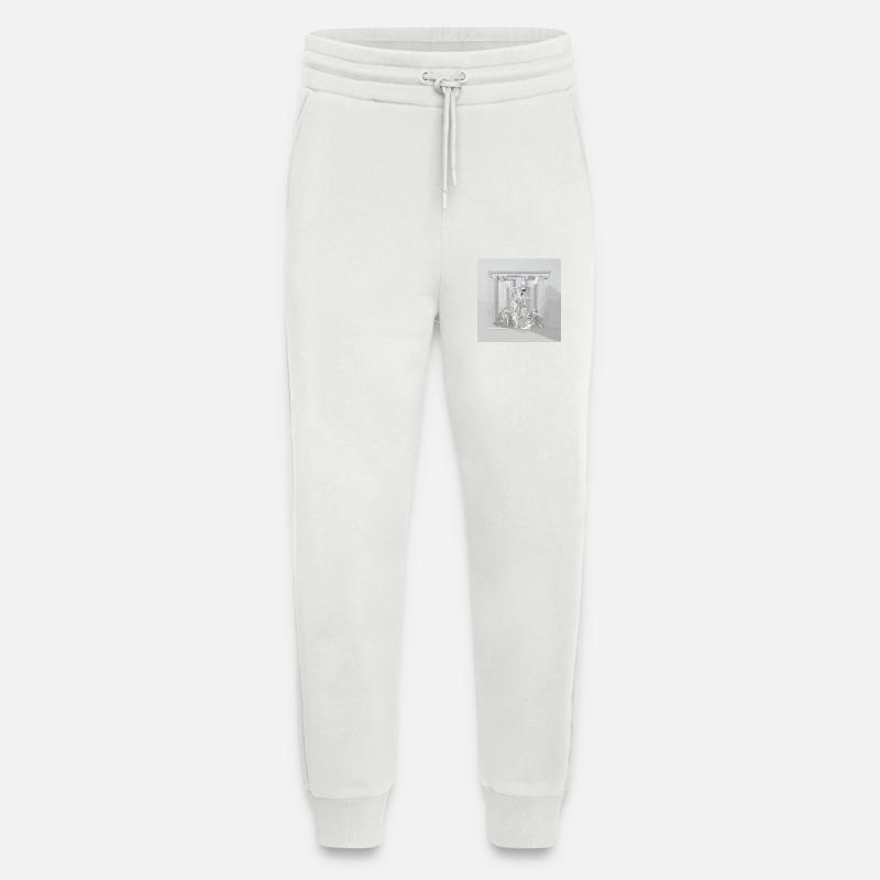 Minimalism x Mythology - Jogging Pants - made by SPREAD  - OFF WHITE