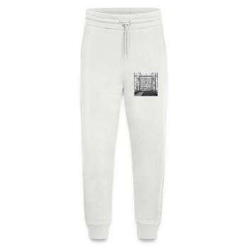 Think Less, Feel More - Jogginghose - made by SPREAD - OFF WHITE - Vorne
