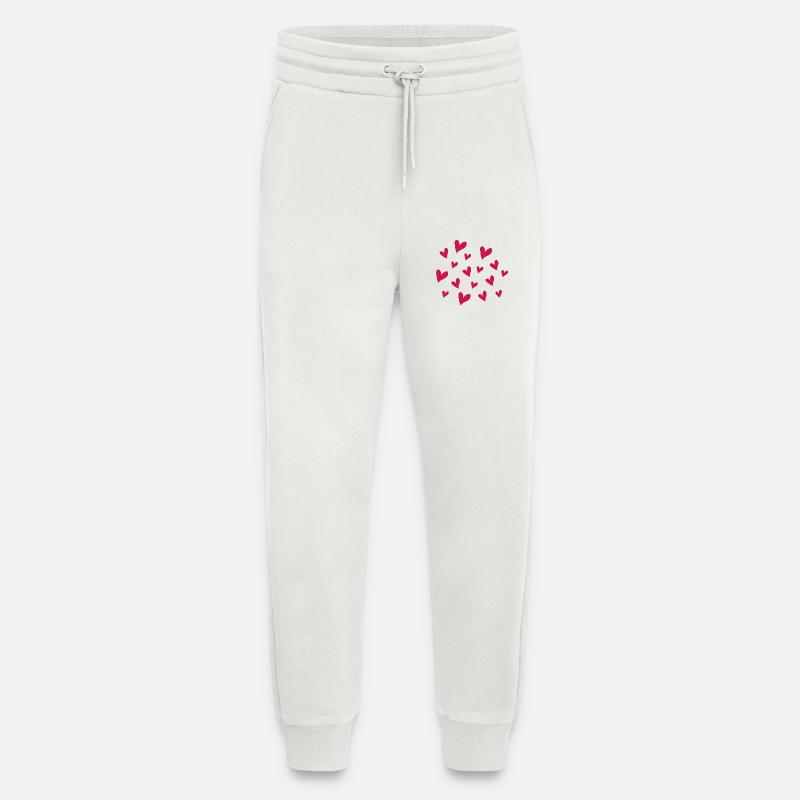 Herzen - Jogginghose - made by SPREAD - OFF WHITE