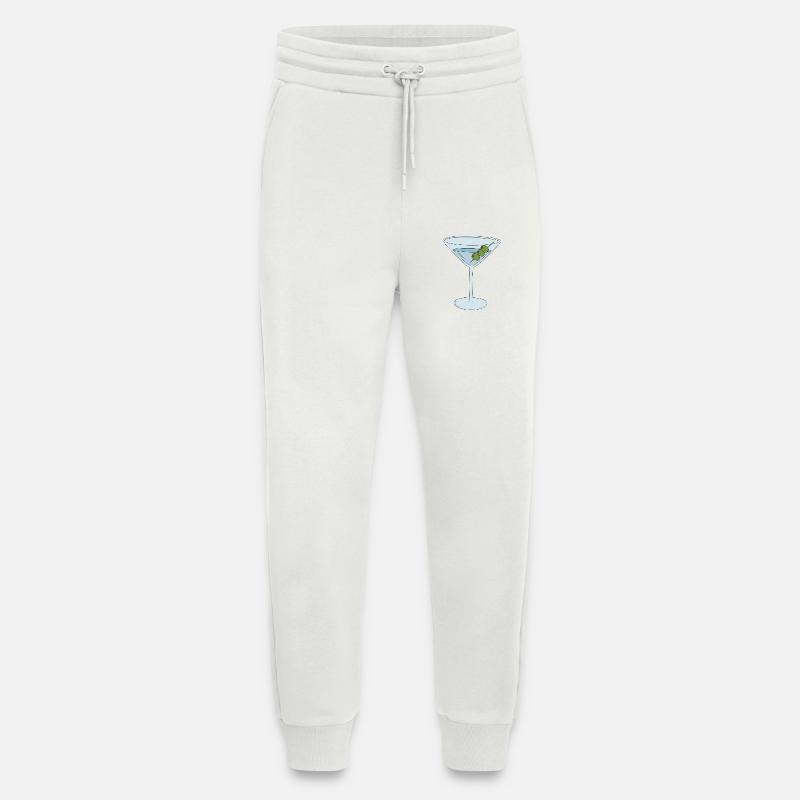 Martini mit Oliven - Jogginghose - made by SPREAD - OFF WHITE