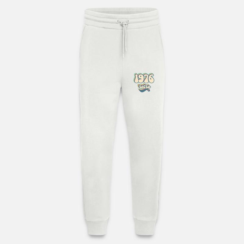 1976 Retro Geschenkidee - Jogginghose - made by SPREAD - OFF WHITE