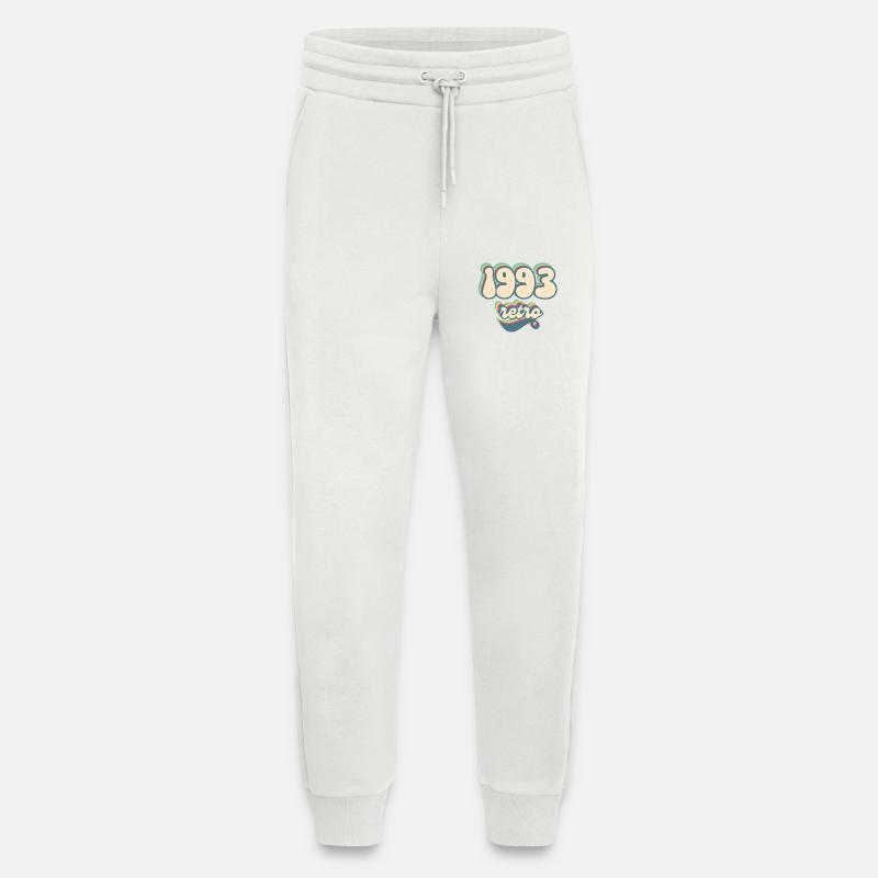 1993 retro idée cadeau - Pantalon de jogging bio décontracté fabriqué en UE - OFF WHITE