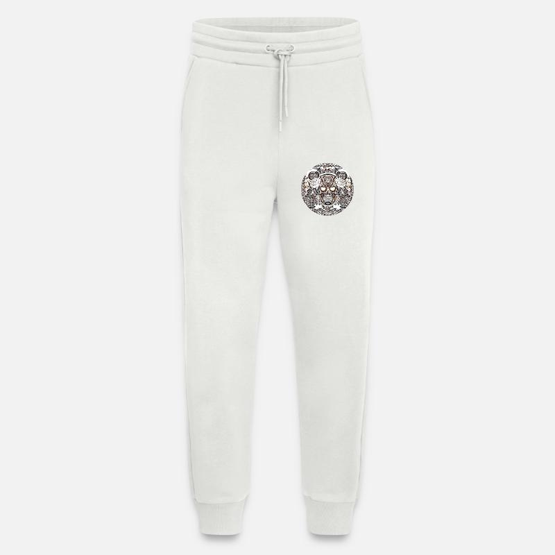 Schädel-Kreis 1 - Jogginghose - made by SPREAD - OFF WHITE