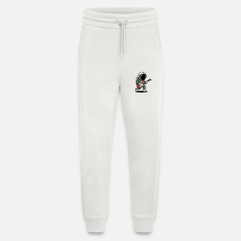 Spaceman Playing Guitars - Jogging Pants - made by SPREAD  - OFF WHITE