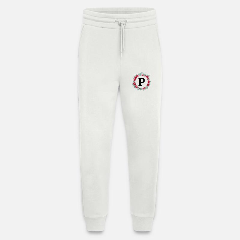 Buchstabe p Blumenkranz - Jogginghose - made by SPREAD - OFF WHITE