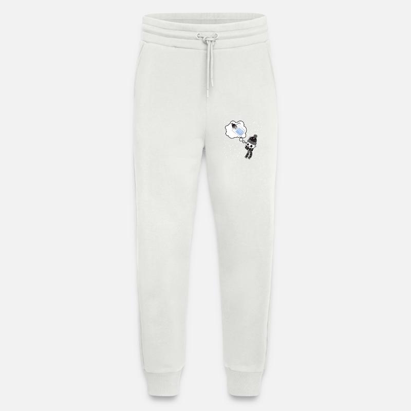 Warme Gedanken im Winter - Jogginghose - made by SPREAD - OFF WHITE