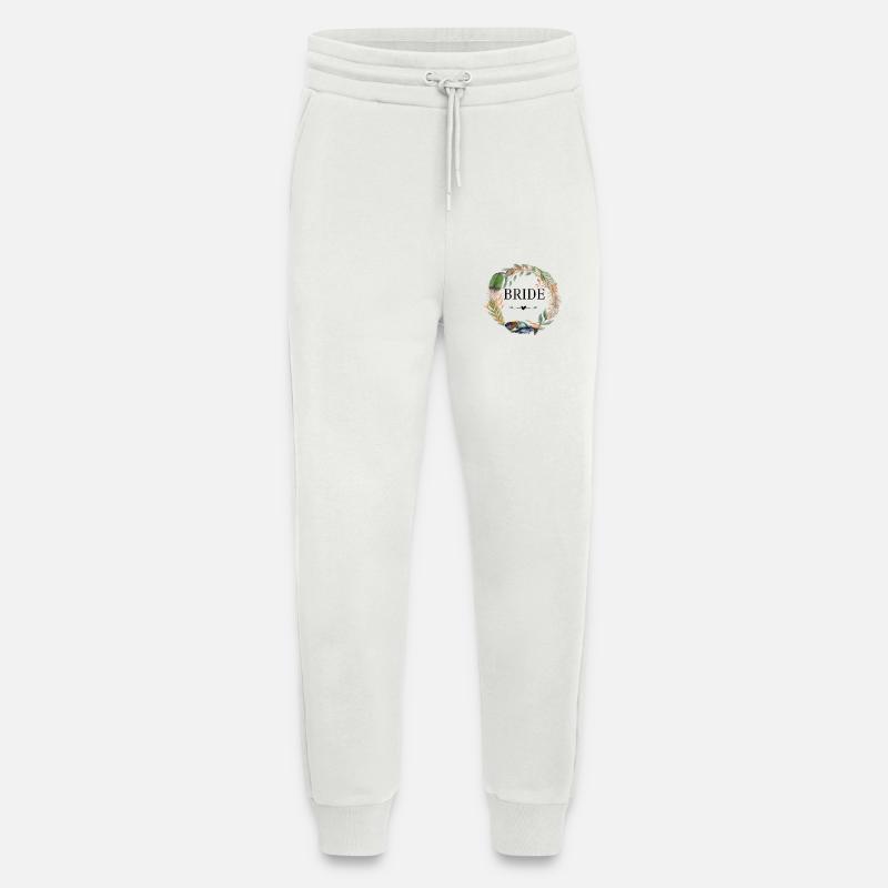 Trensenkranz Boho Blumen - Jogginghose - made by SPREAD - OFF WHITE