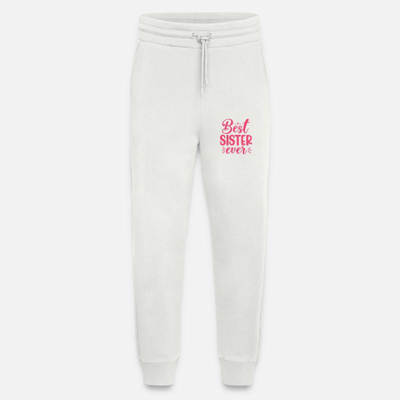 Beste Schwester - Jogginghose - made by SPREAD - OFF WHITE