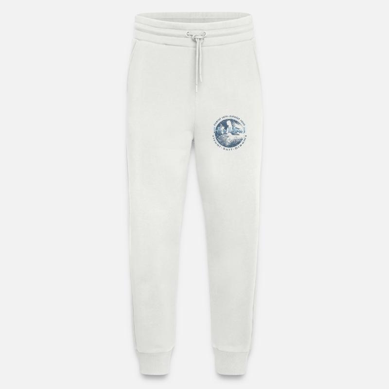 Visual Surf dream - Jogging Pants - made by SPREAD  - OFF WHITE