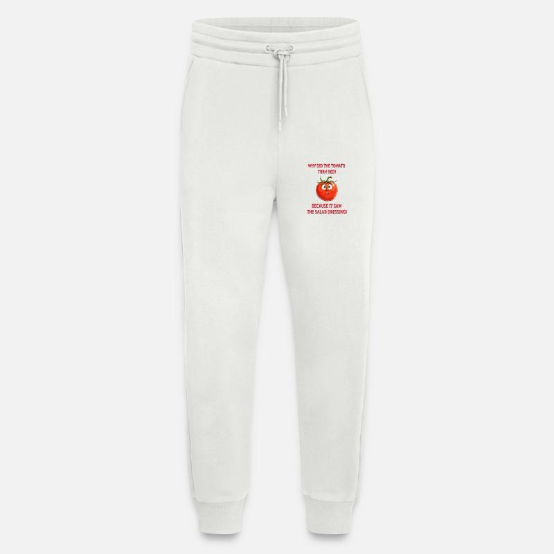 Eine verlegene Tomate - Jogginghose - made by SPREAD - OFF WHITE
