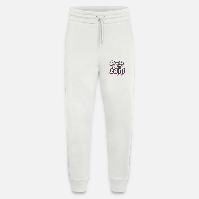 Made in 2011 retro - Jogging Pants - made by SPREAD  - OFF WHITE