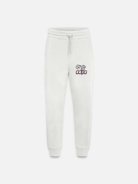 Made in 2012 retro - Jogging Pants - made by SPREAD - OFF WHITE