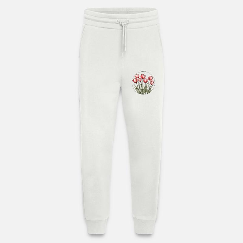Tulpenkreis - Jogginghose - made by SPREAD - OFF WHITE
