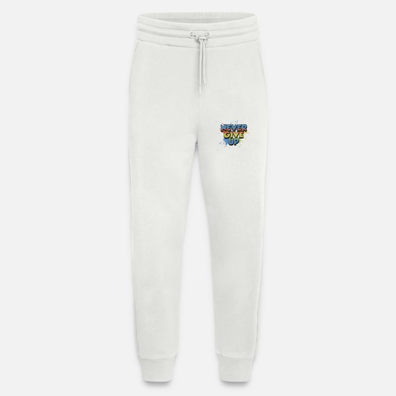 Geben Sie niemals auf - Jogginghose - made by SPREAD - OFF WHITE