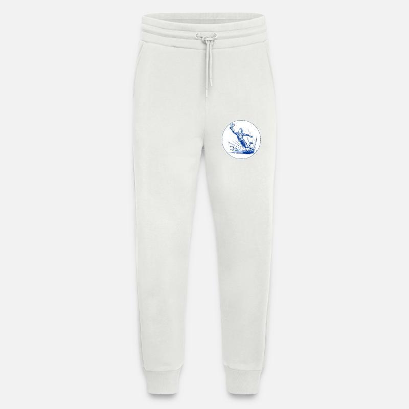 Torwart (blau-weiß) - Jogginghose - made by SPREAD - OFF WHITE