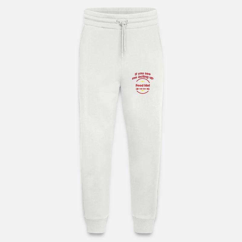 Füttere mich! - Jogginghose - made by SPREAD - OFF WHITE