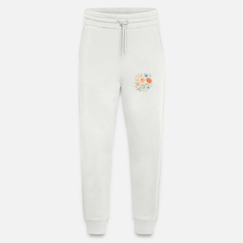 Blütentraum – nostalgisch & zart - Jogginghose - made by SPREAD - OFF WHITE