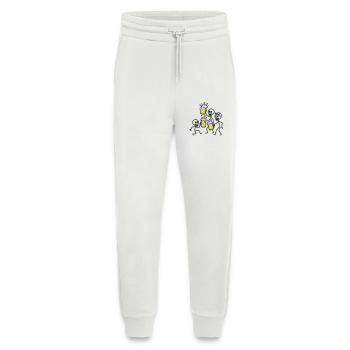 Bier Team Skelett - Jogginghose - made by SPREAD - OFF WHITE - Vorne