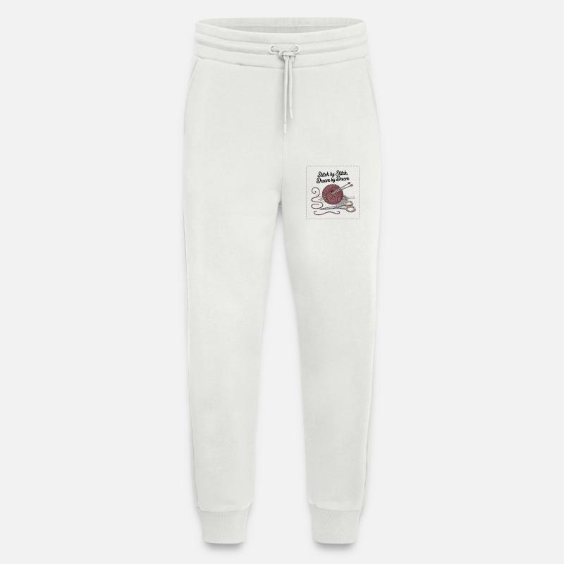 Stitch by Stitch, Dream by Dream - Jogginghose - made by SPREAD - OFF WHITE