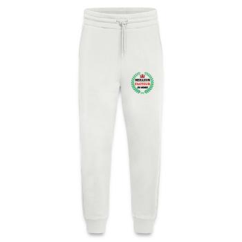 MEILLEUR FACTEUR DU MONDE - Pantalon de jogging bio décontracté fabriqué en UE - OFF WHITE - Devant