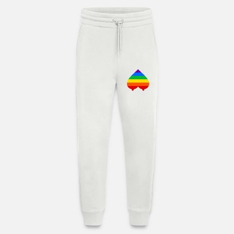 rainbow - Jogging Pants - made by SPREAD  - OFF WHITE