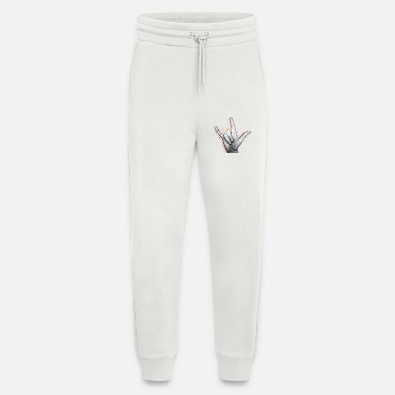 LIEBE DICH Orange - Jogginghose - made by SPREAD - OFF WHITE