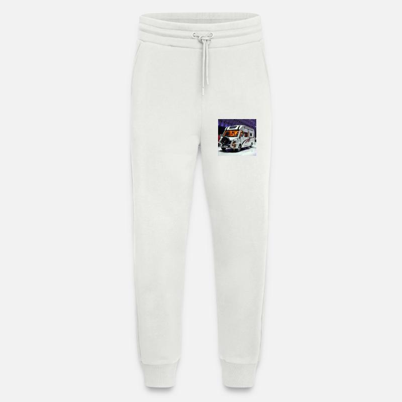 Luxus-Wohnwagen - Jogginghose - made by SPREAD - OFF WHITE
